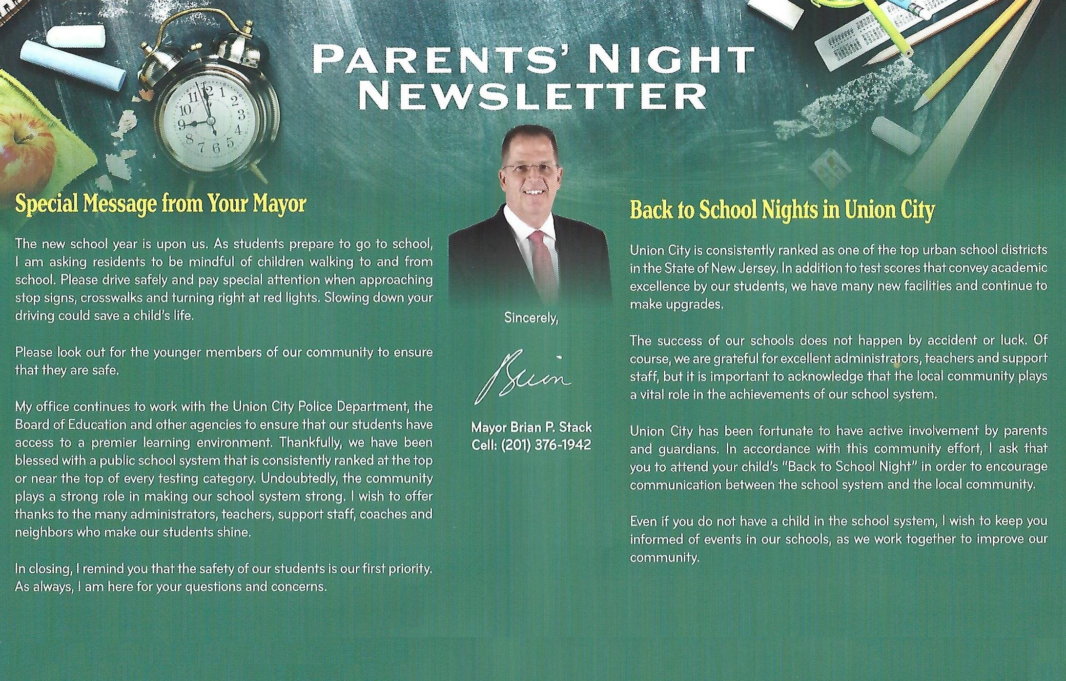 Parent's Night Schedule-English-Page 2