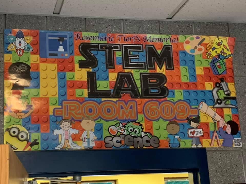 STEM Lab room 609 banner