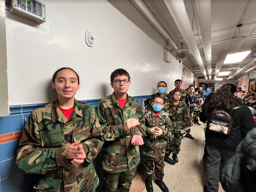 Young Marines at the Washington School