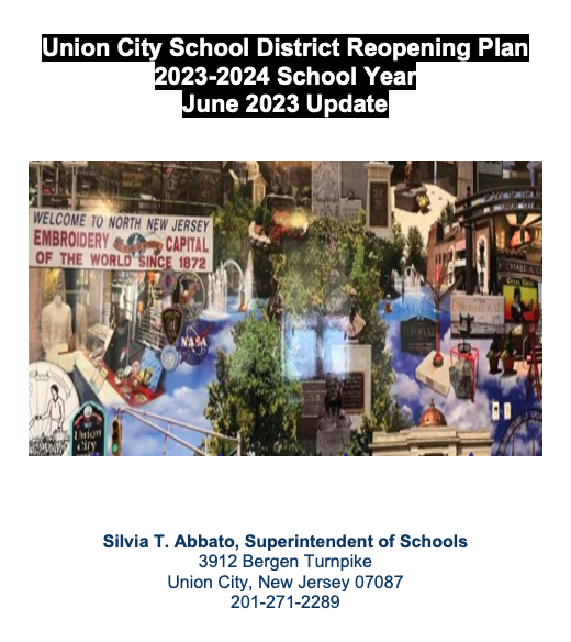 The Union City School District Reopening Plan 2023-2024 School Year-June 2023 Update