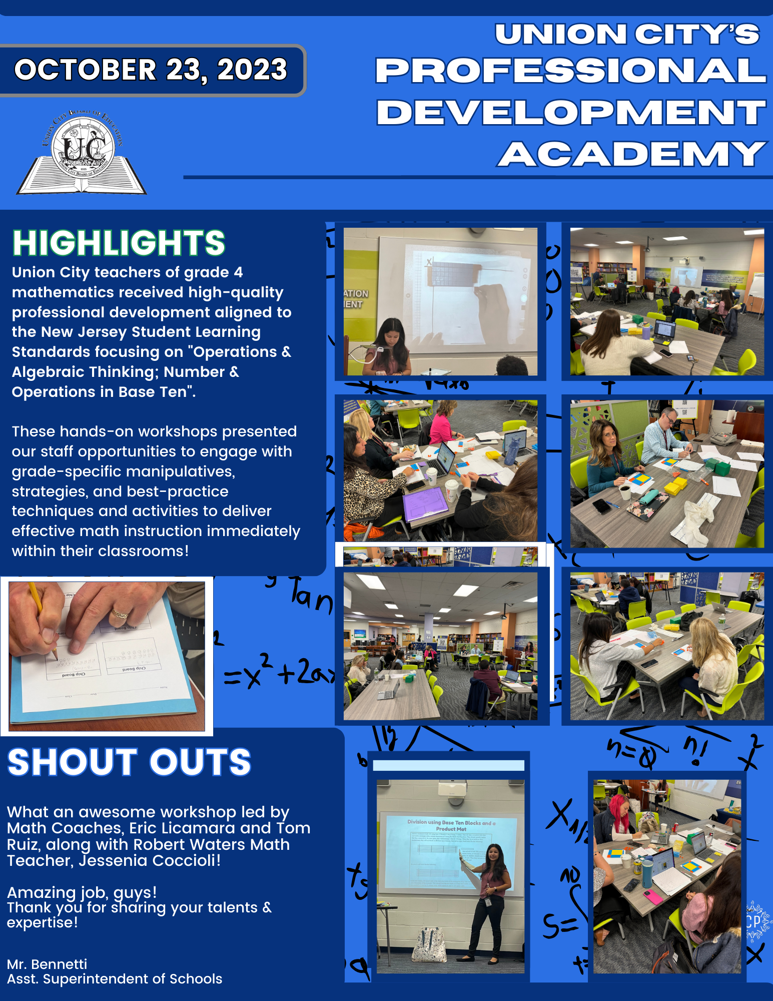 Professional Development Academy in the Union City School District