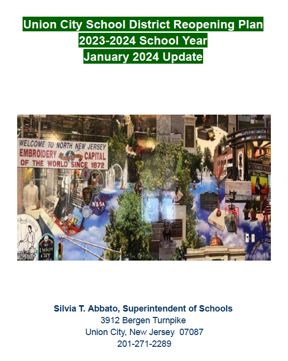Union City School District Reopening Plan 2023-2024 School Year-January 2024 Update