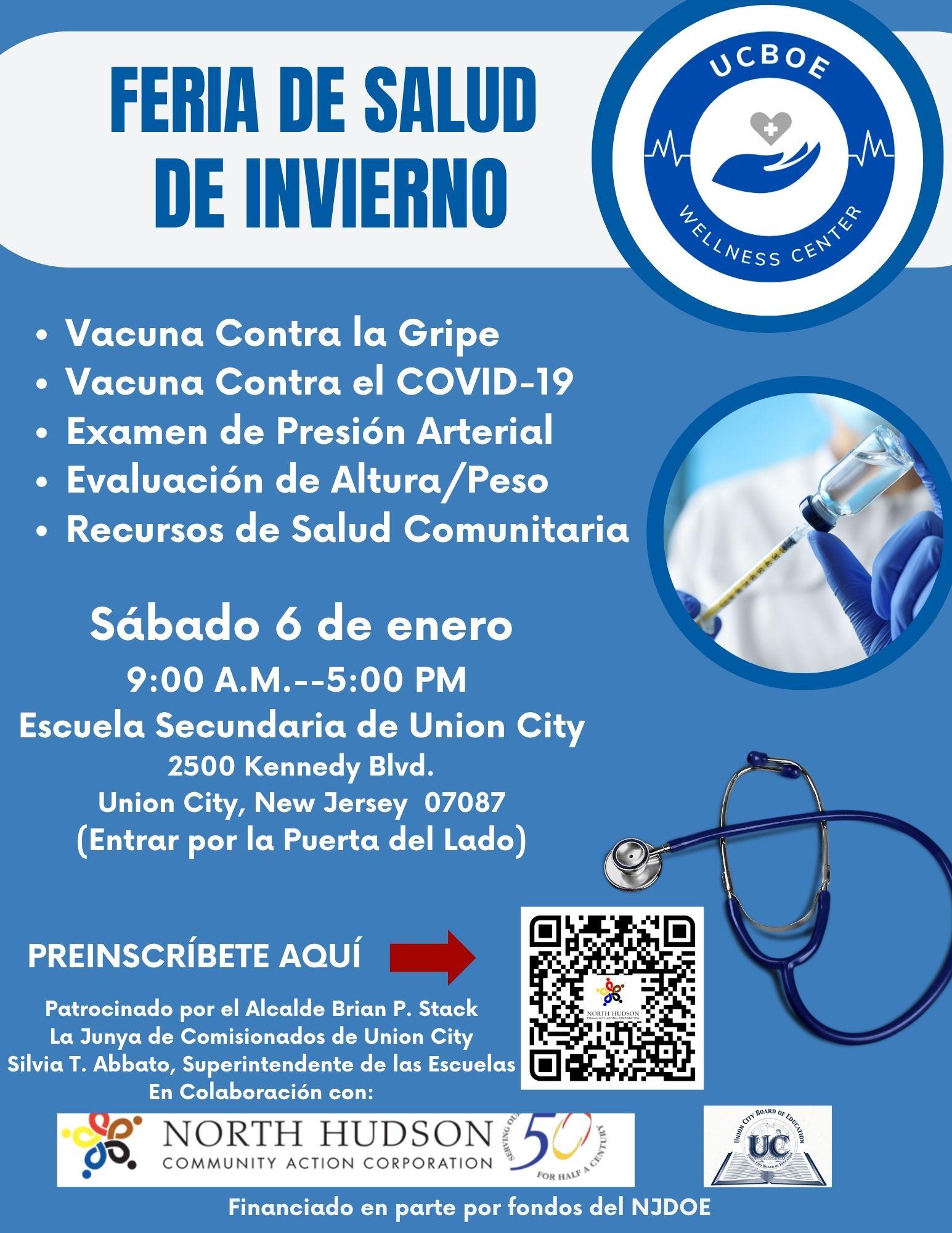 Winter Health Fair Flyer-Spanish