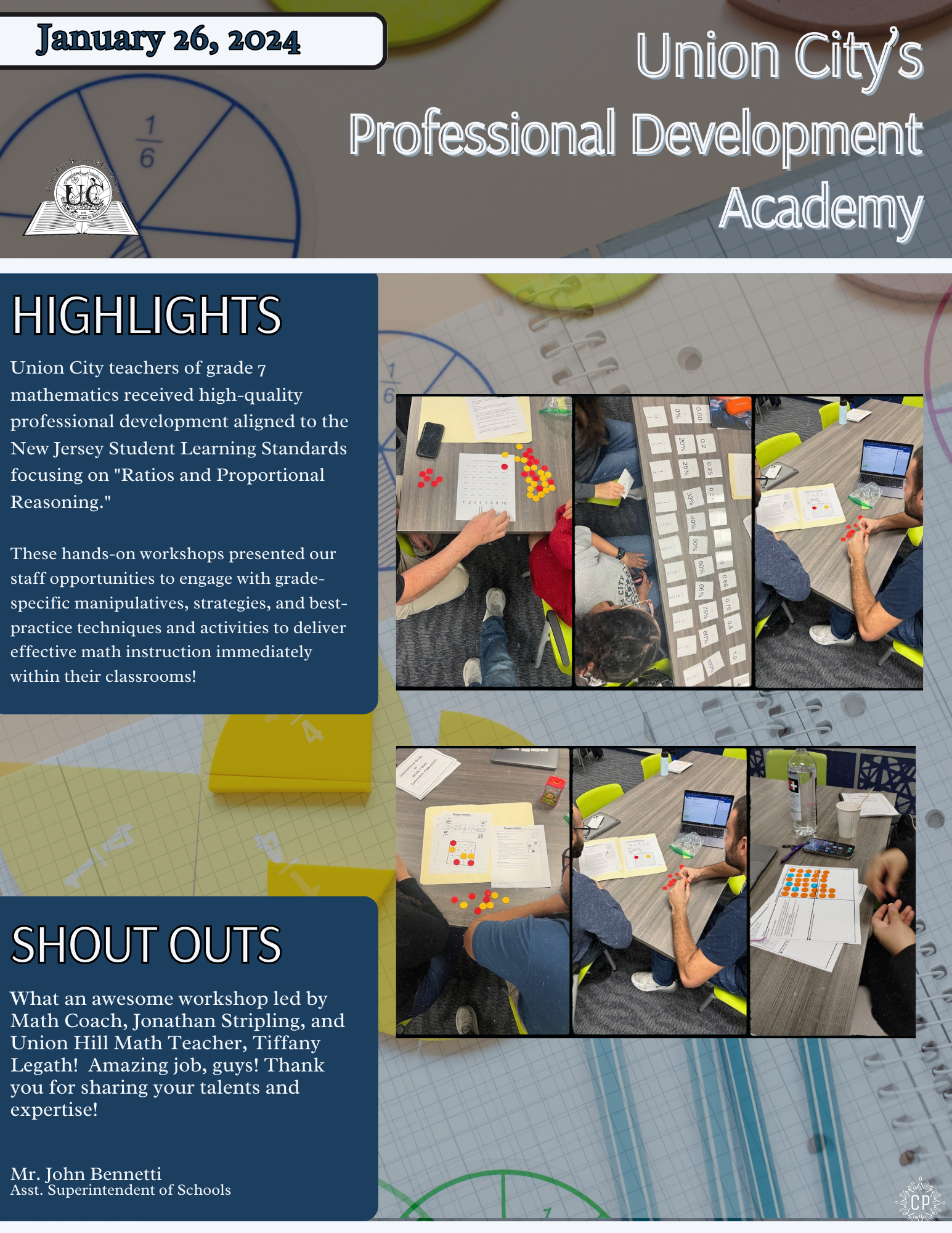 Union City Professional Development Academy Information