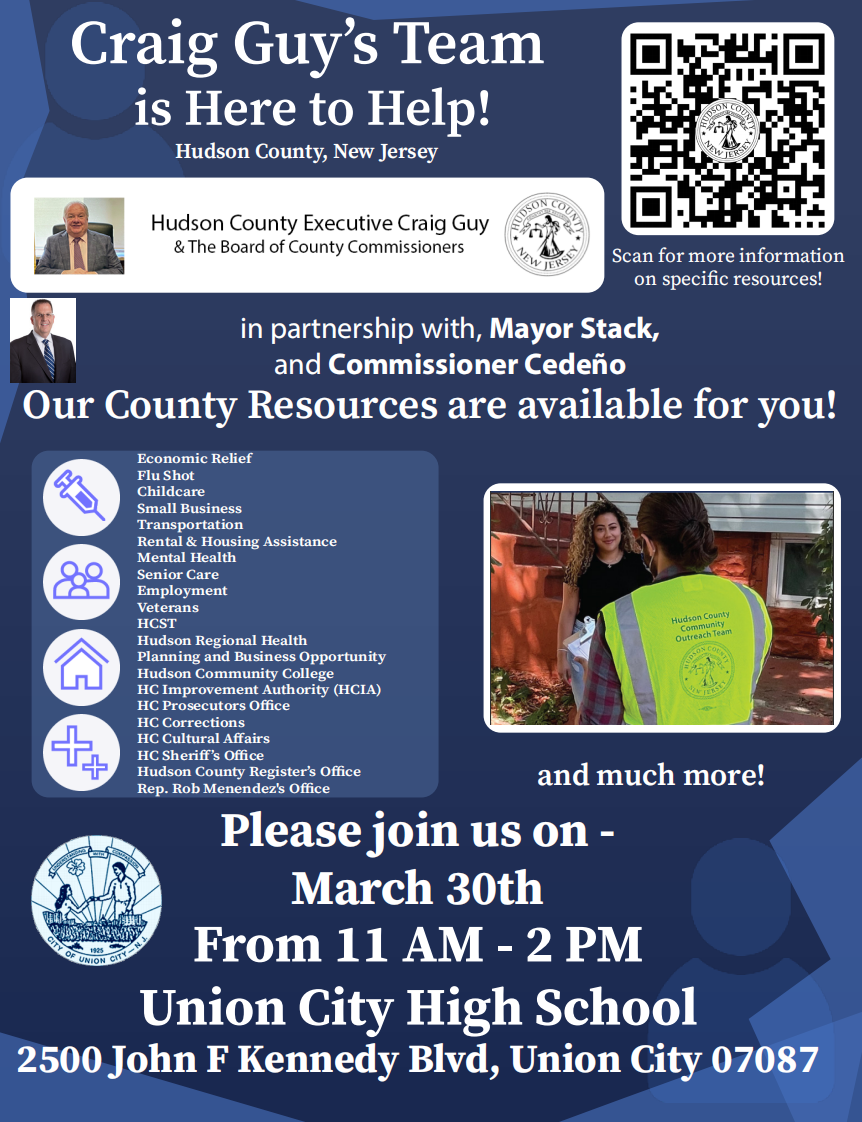 Hudson County Resources Fair Flyer