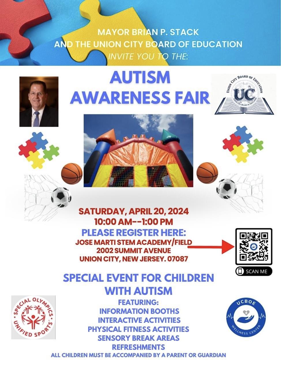 2024 Autism Awareness Fair Flyer