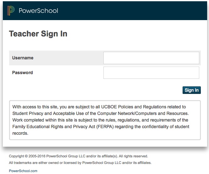 PowerSchool Teacher Icon/link